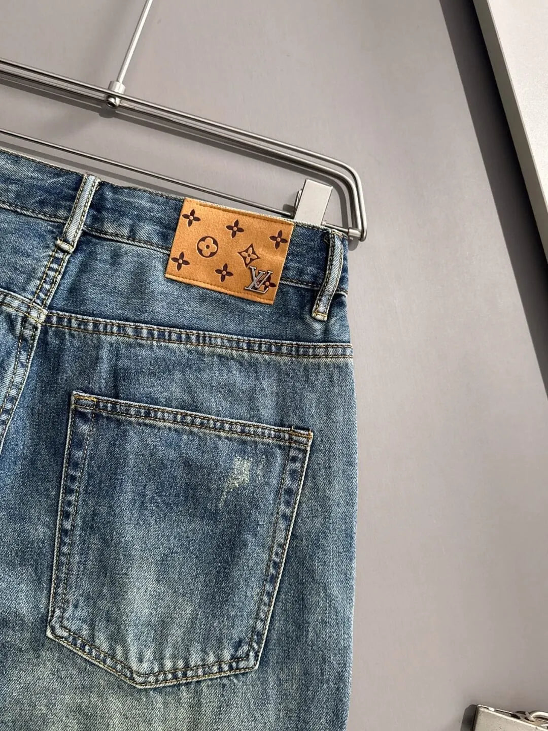 Distressed Ripped Washed Denim Shorts
