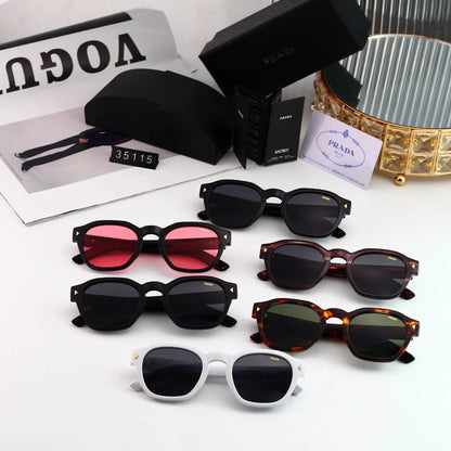 Retro Square Frame Sunglasses