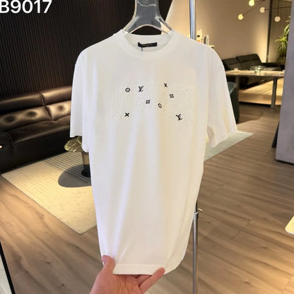 Classic Letter Embroidered T‑Shirt