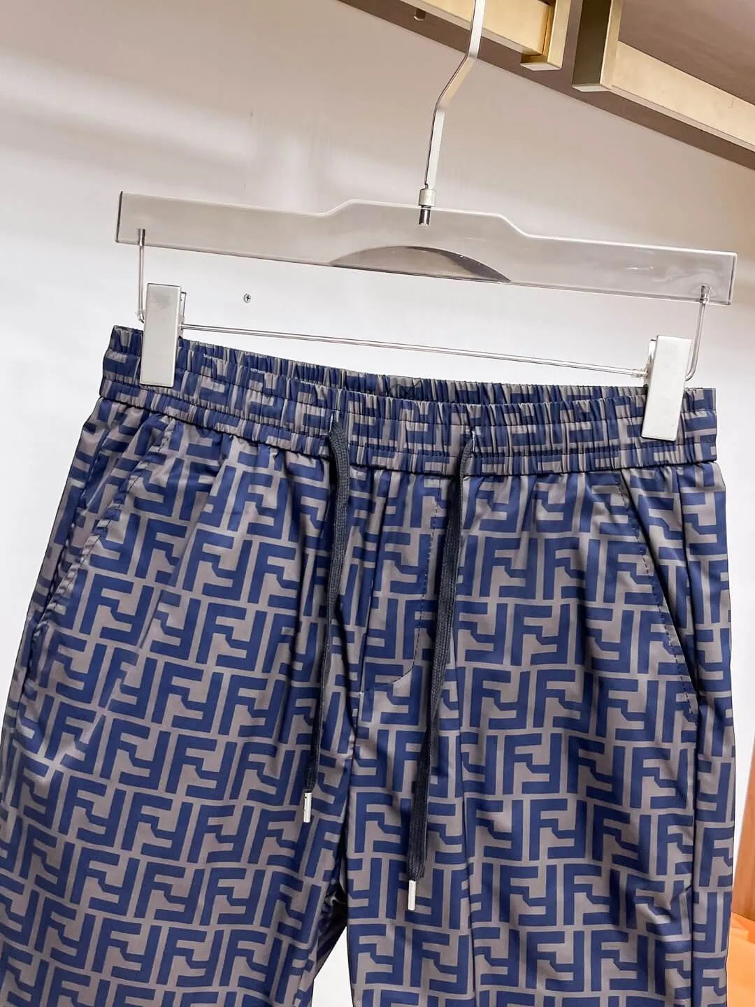 Full FF Monogram Printed Casual Shorts