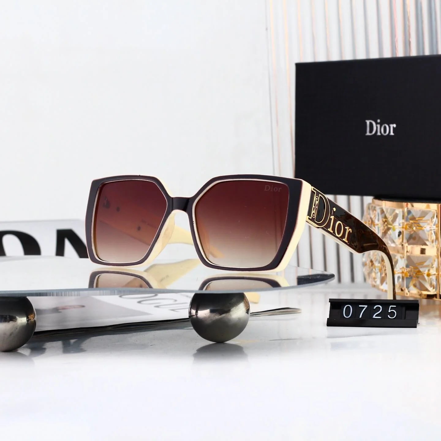 Vintage Large Frame Sunglasses