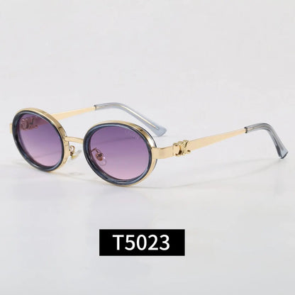Round Metal Frame Triomphe Sunglasses