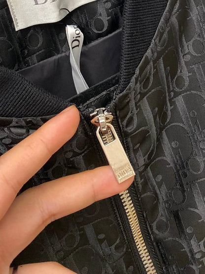 Subtle All‑Over Print Jacket