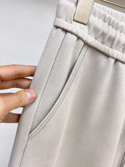 Badge Patch Multi‑Seam Cargo sweatpants