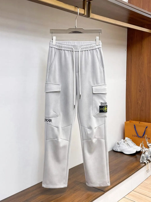 Badge Patch Multi‑Seam Cargo sweatpants