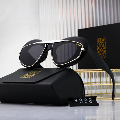 Double Bridge Aviator Sunglasses