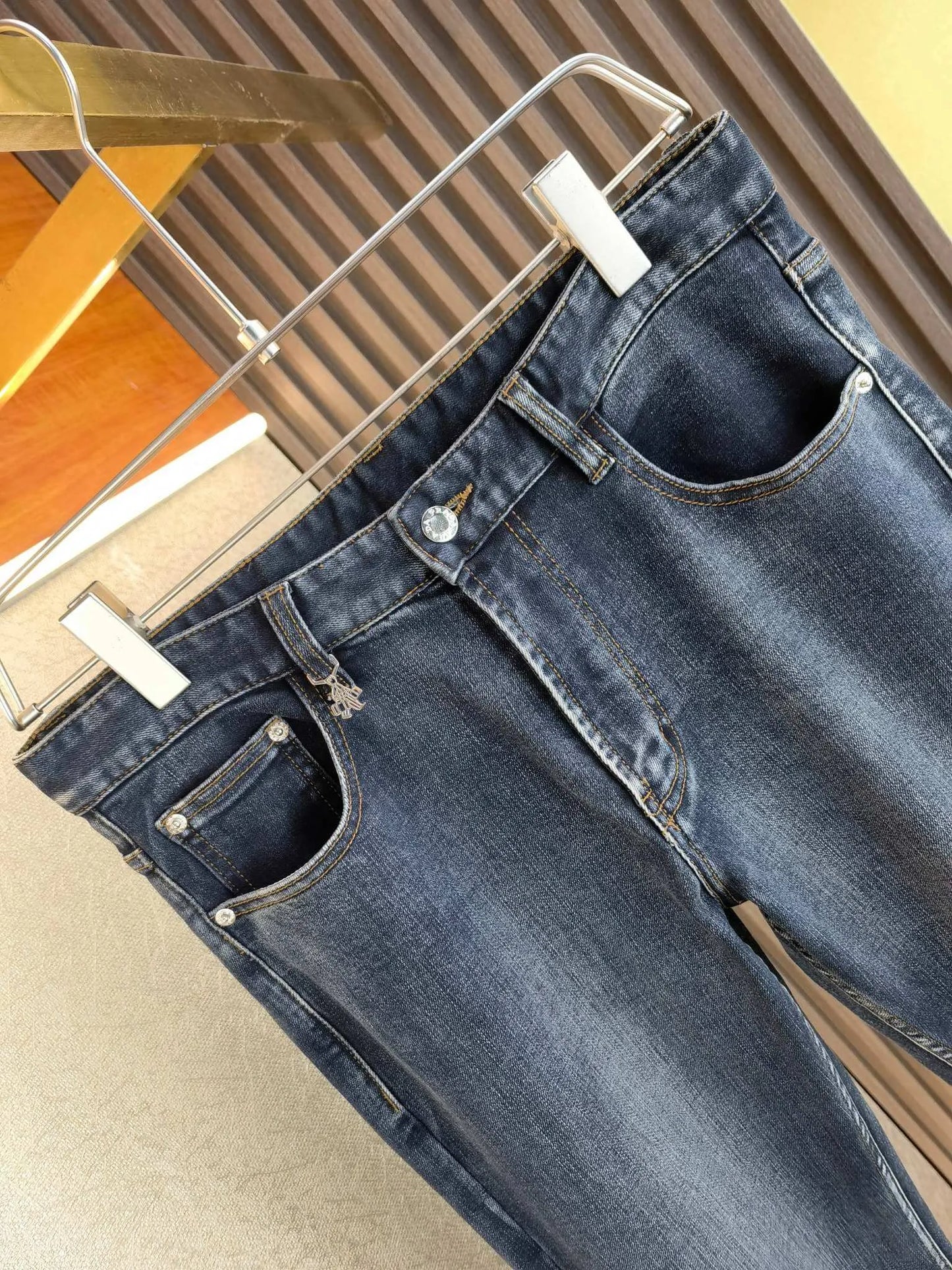 Triangle Emblem Jeans