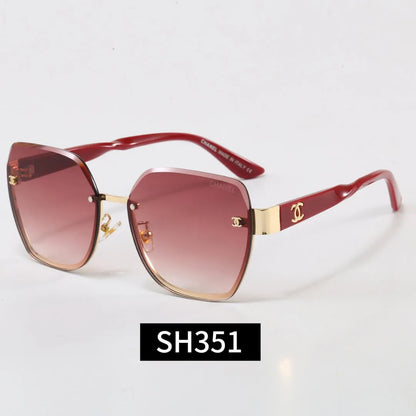 Square Rimless Sunglasses