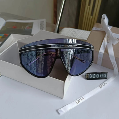 One-piece Aviator Shield Sunglasses