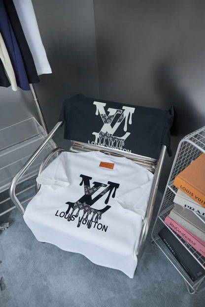 Back Melt Print Short Sleeve T‑Shirt