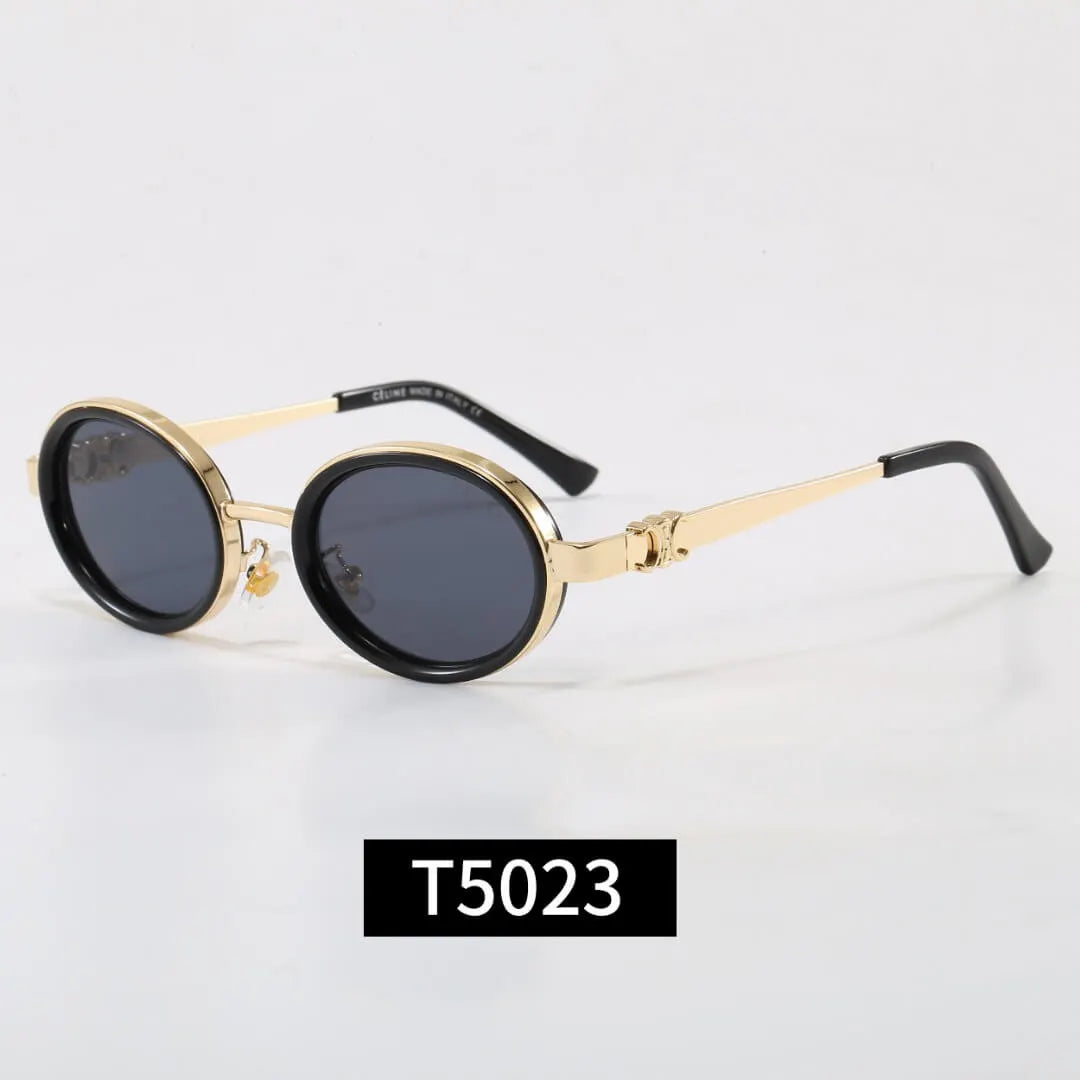 Round Metal Frame Triomphe Sunglasses