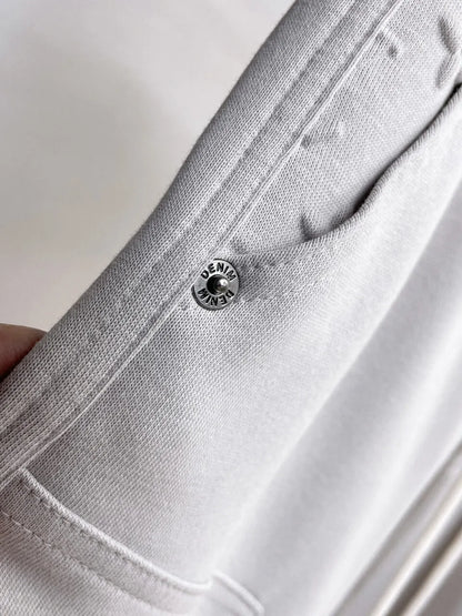 Debossed    Seam Stitching Pants