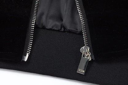 Rhinestone Letter Jacket
