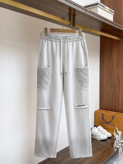 Embossed Monogram Cargo Pocket sweatpants
