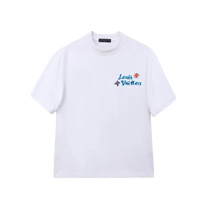 Graffiti Cartoon Dinosaur Print T-Shirt