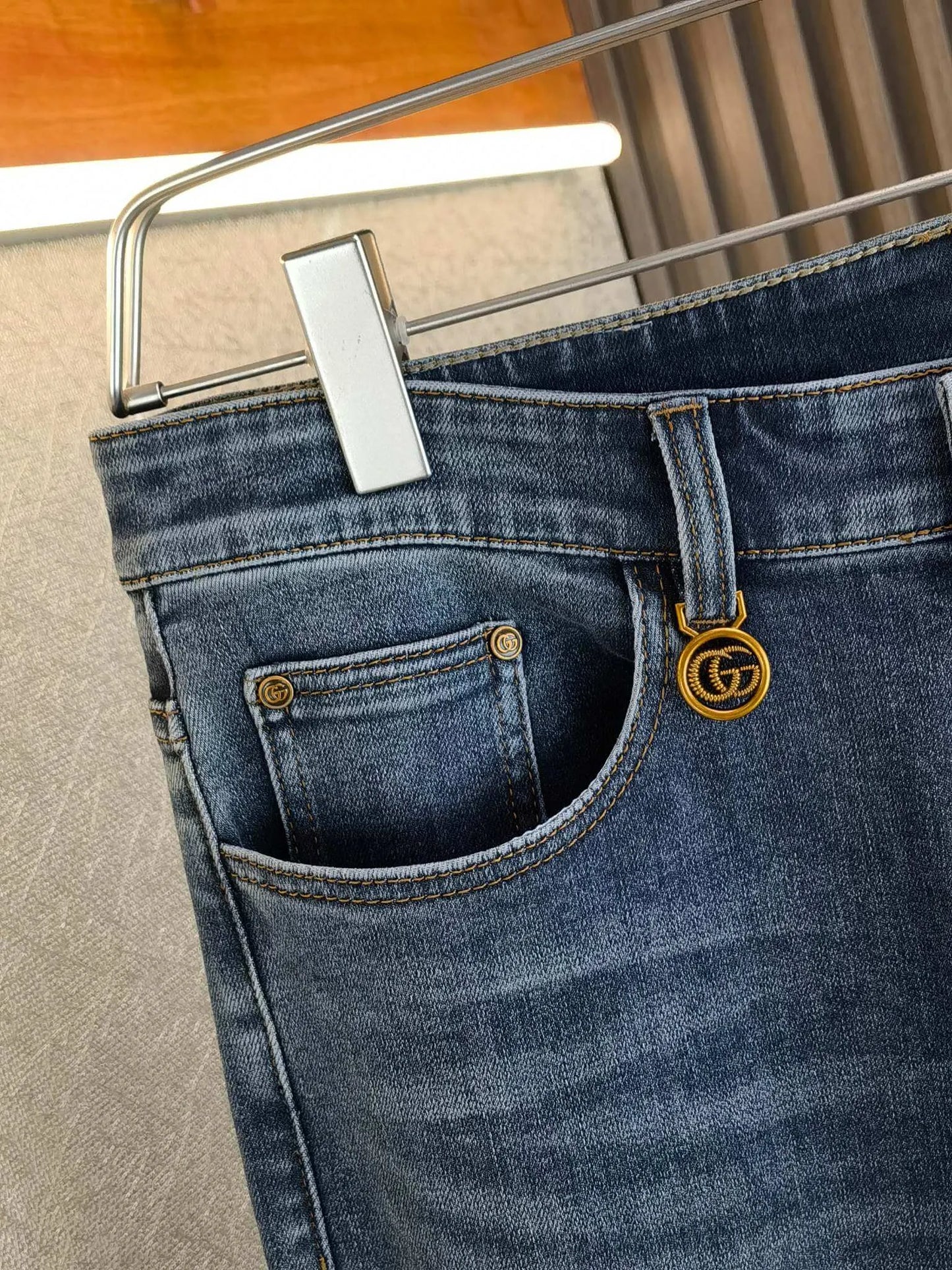 Classic Double G Denim Pants