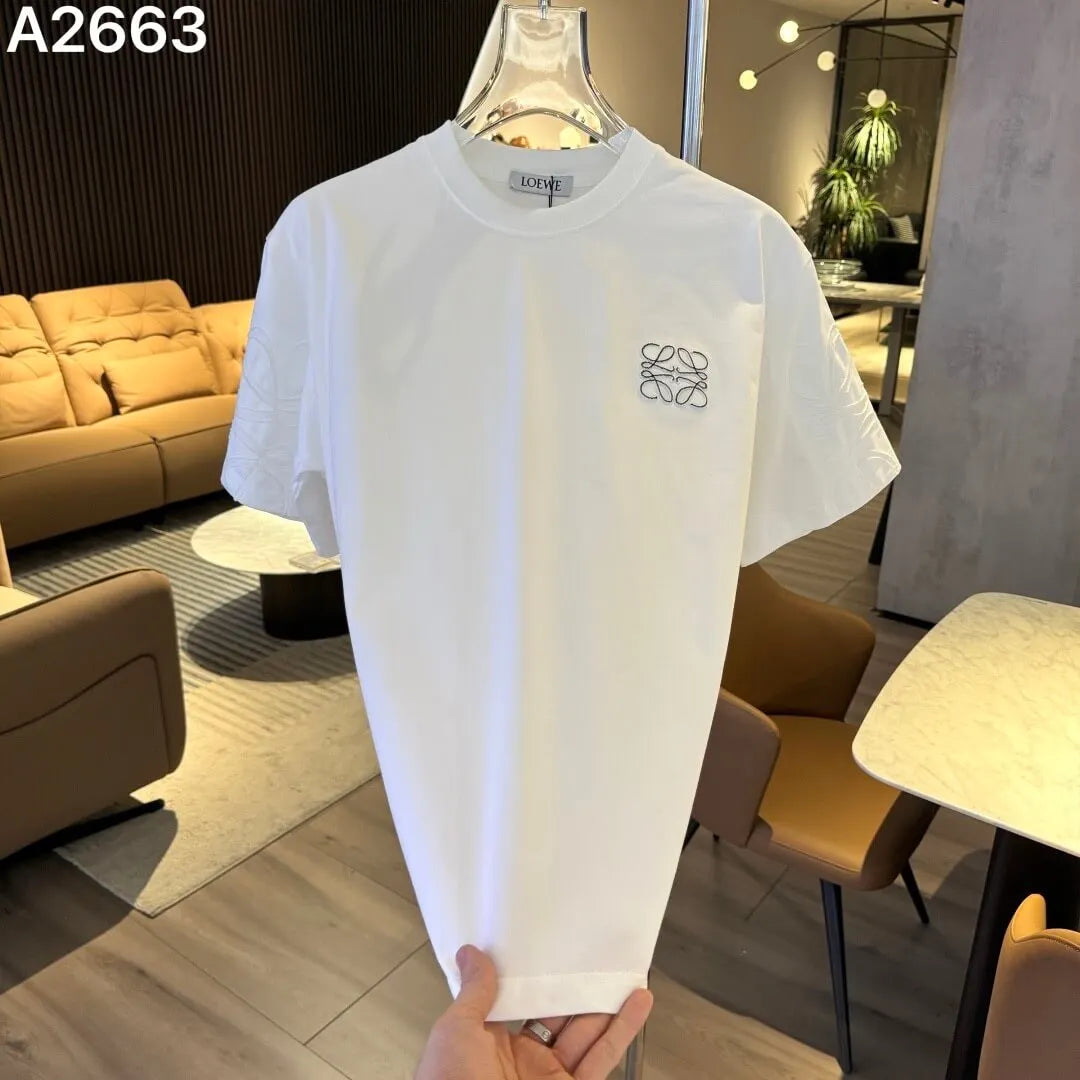 Classic Pattern Embroidered T‑Shirt
