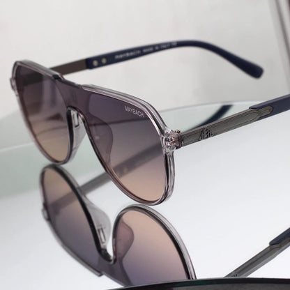 One-Piece Oversized Aviator Sunglasses