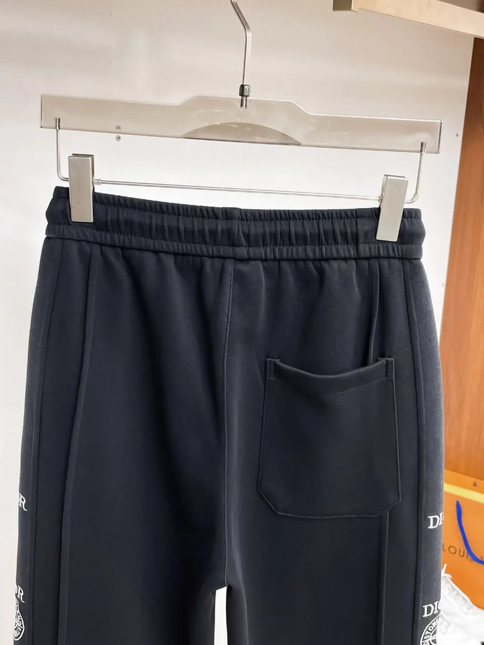 Side Repeating Print Loose‑Fit Pants