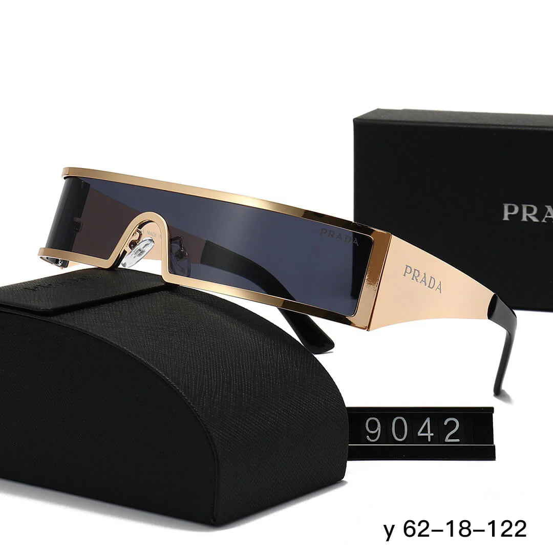 Unique One-Piece Square Sunglasses