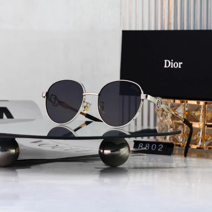 Thin Metal Round Sunglasses