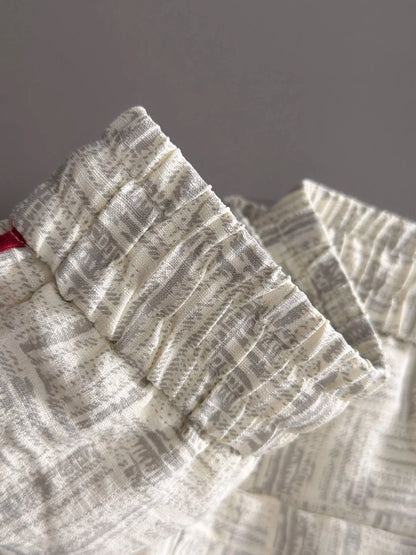 Horse Embroidery Side Stripe Shorts