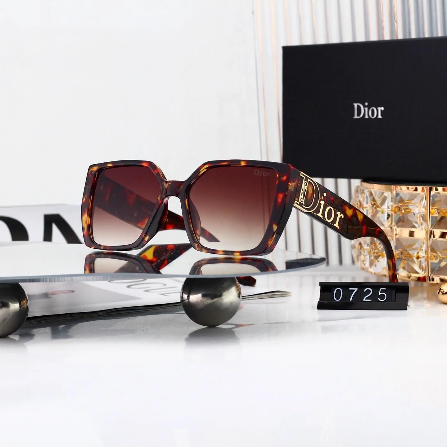Vintage Large Frame Sunglasses