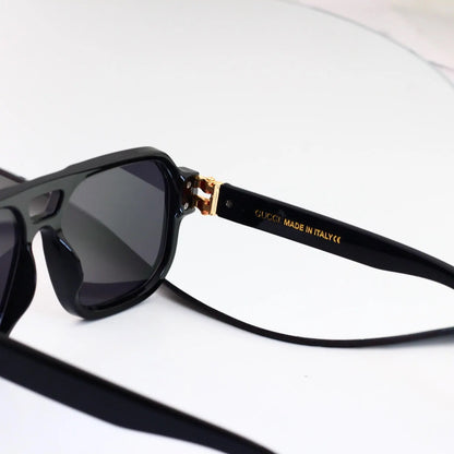 Double Bridge Square Sunglasses