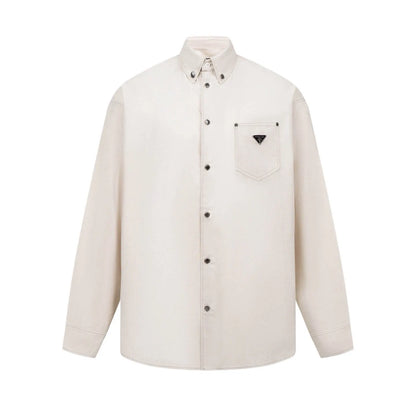 Pocket Cotton‑Linen Oversized Jacket