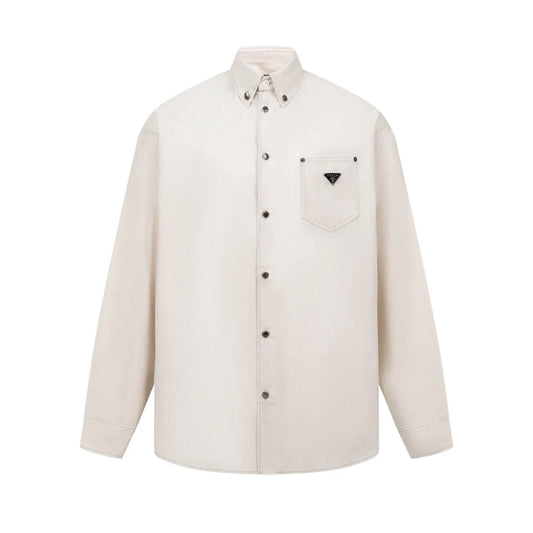 Pocket Cotton‑Linen Oversized Jacket