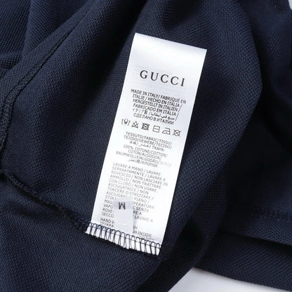 Letter‑Embroidered Polo Shirt
