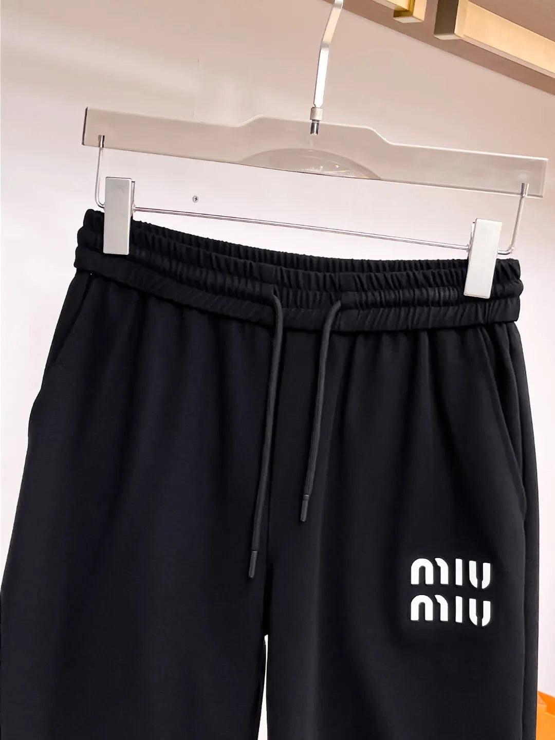 Stacked Letter Print Casual Shorts