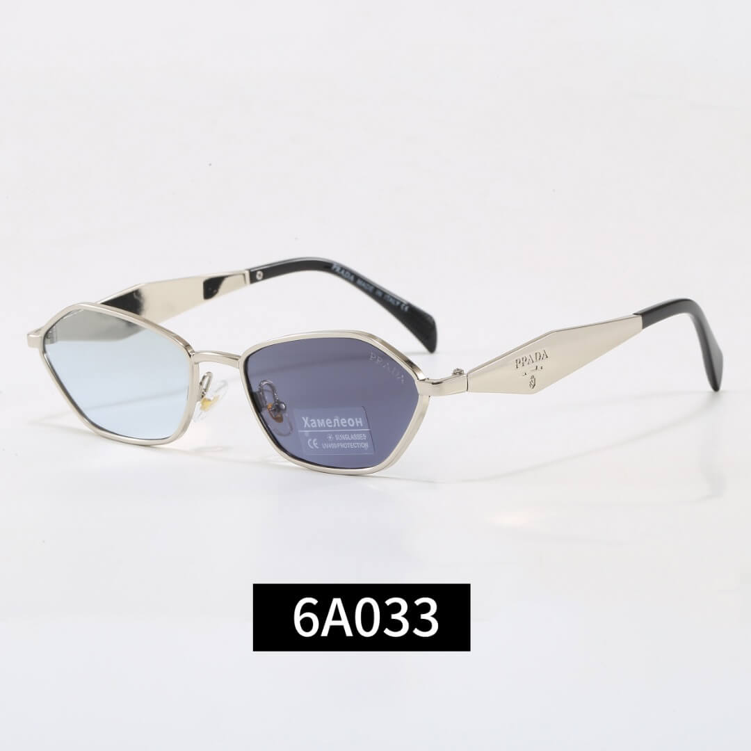 Hexagonal Metal Sunglasses