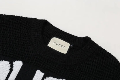 Distressed Crewneck Sweater