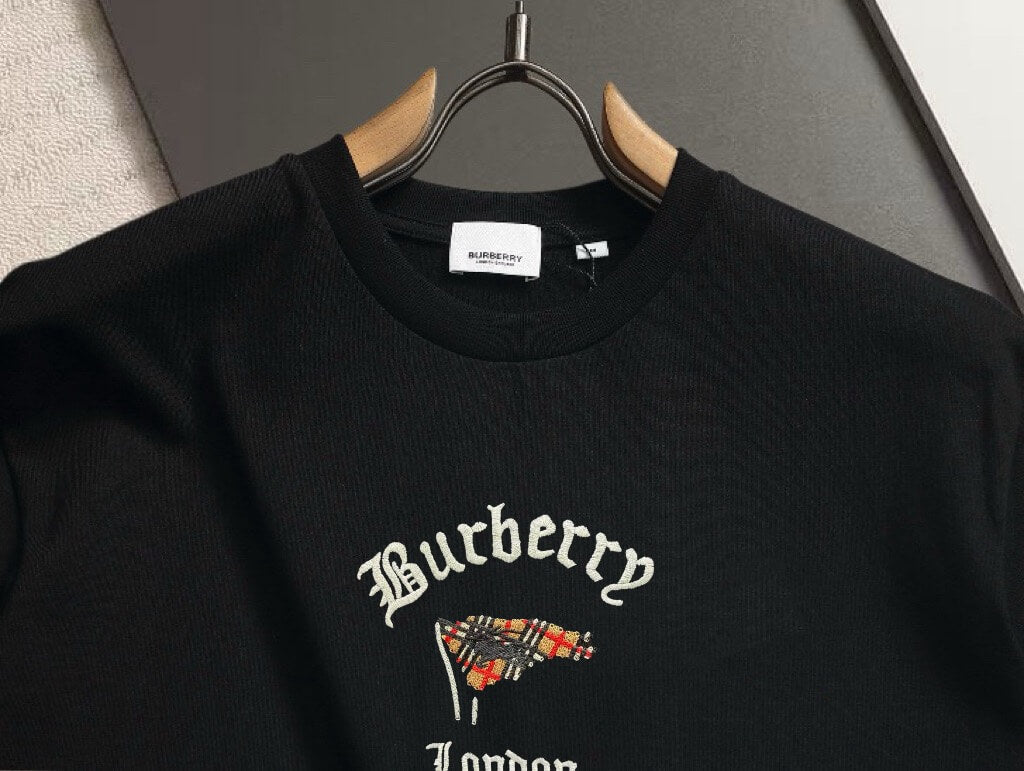 Flag Embroidered T‑Shirt
