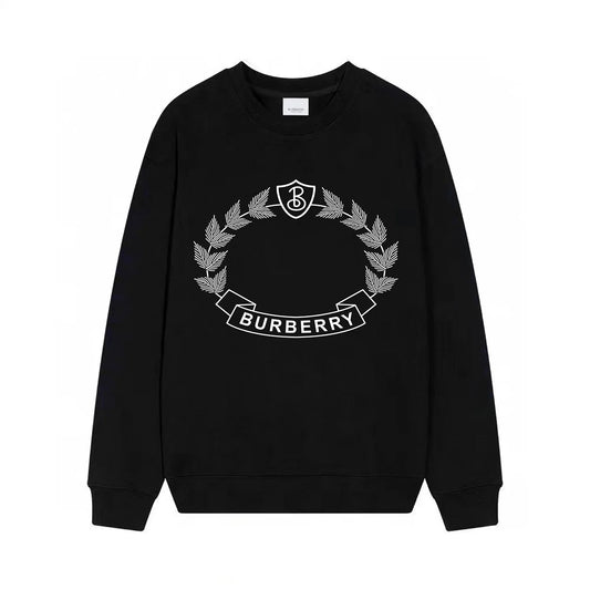 Oak Leaf Crest Print Sweatshirt