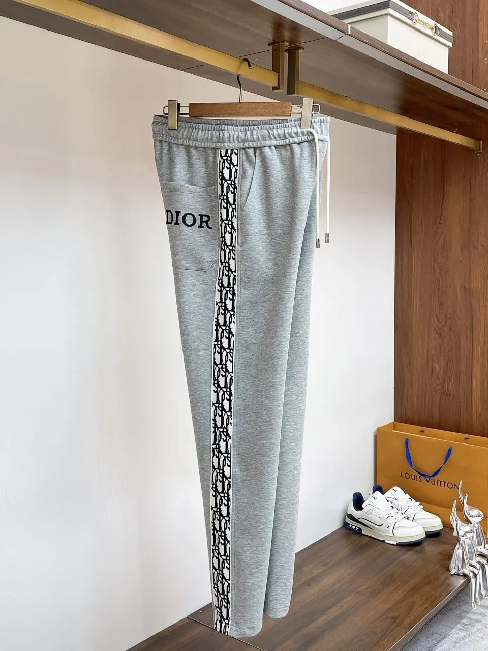 Side Tape Straight‑Leg sweatpants