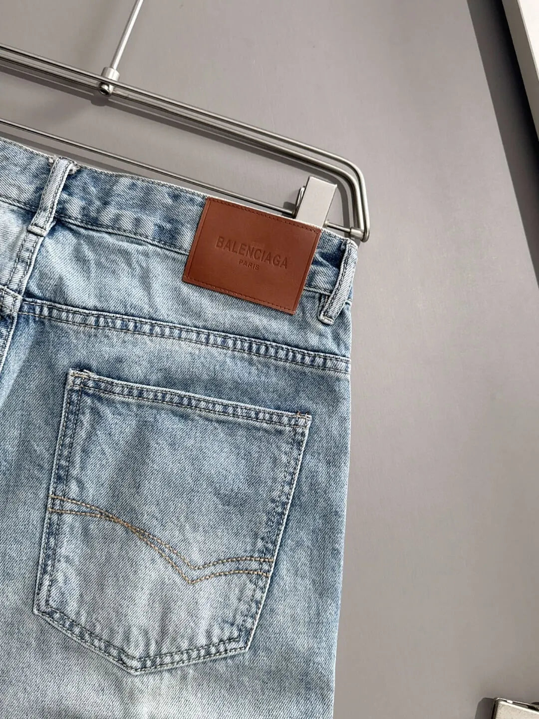 Side Stripe Frayed Hem Ripped Denim Shorts
