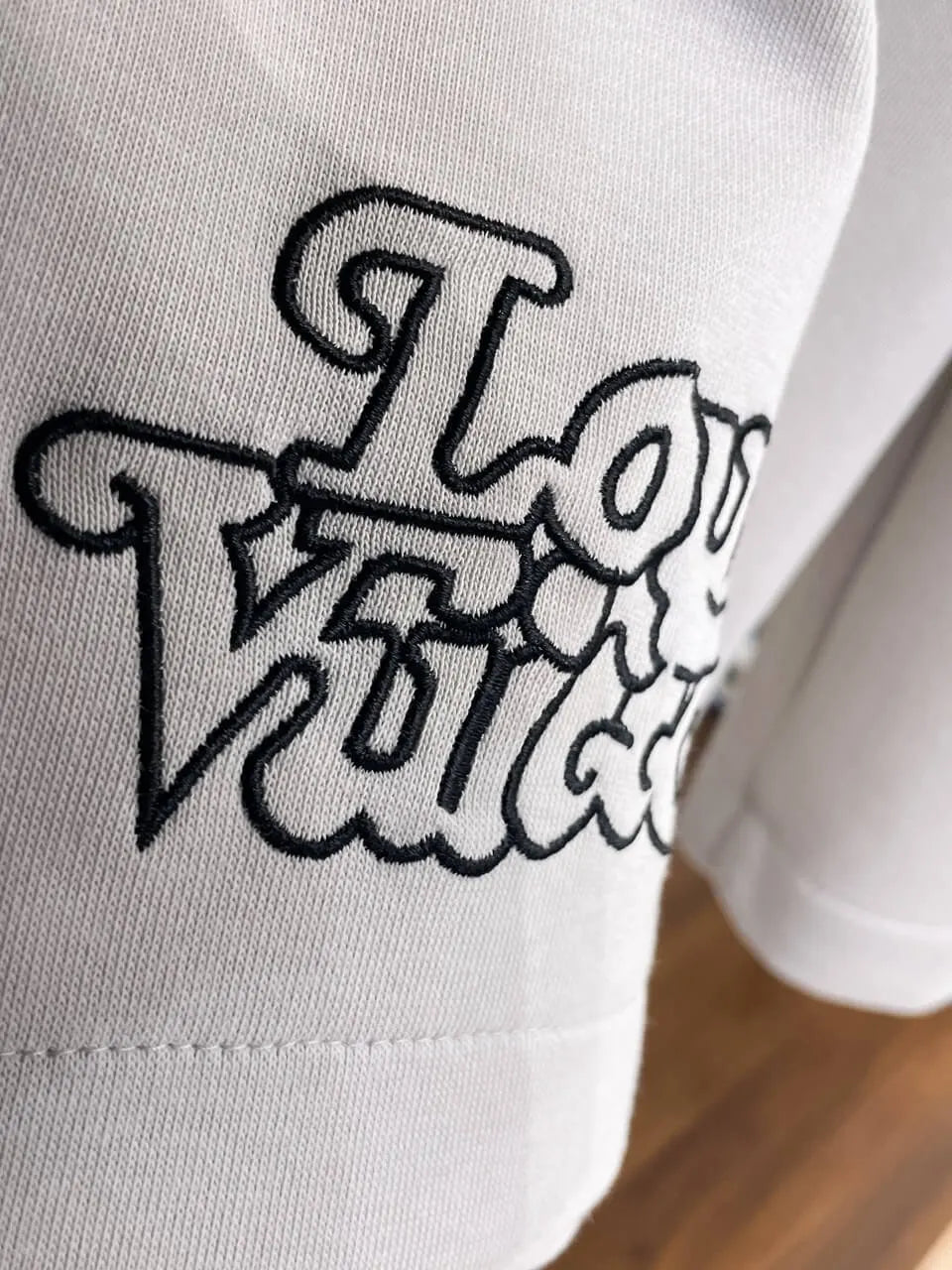 Graffiti Letter Embroidered Casual Shorts