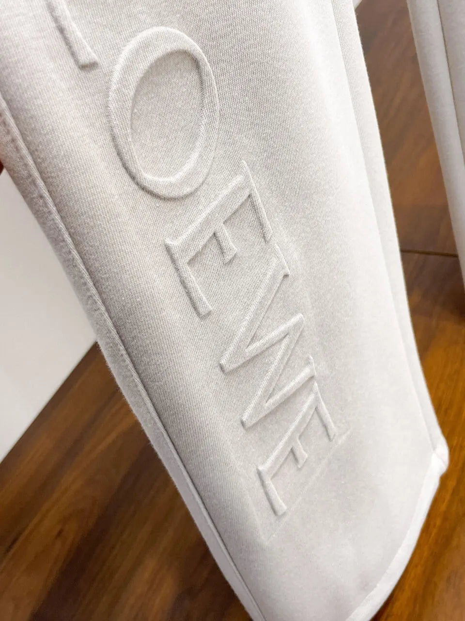 Dual‑Embossed  Relaxed Fit Pants