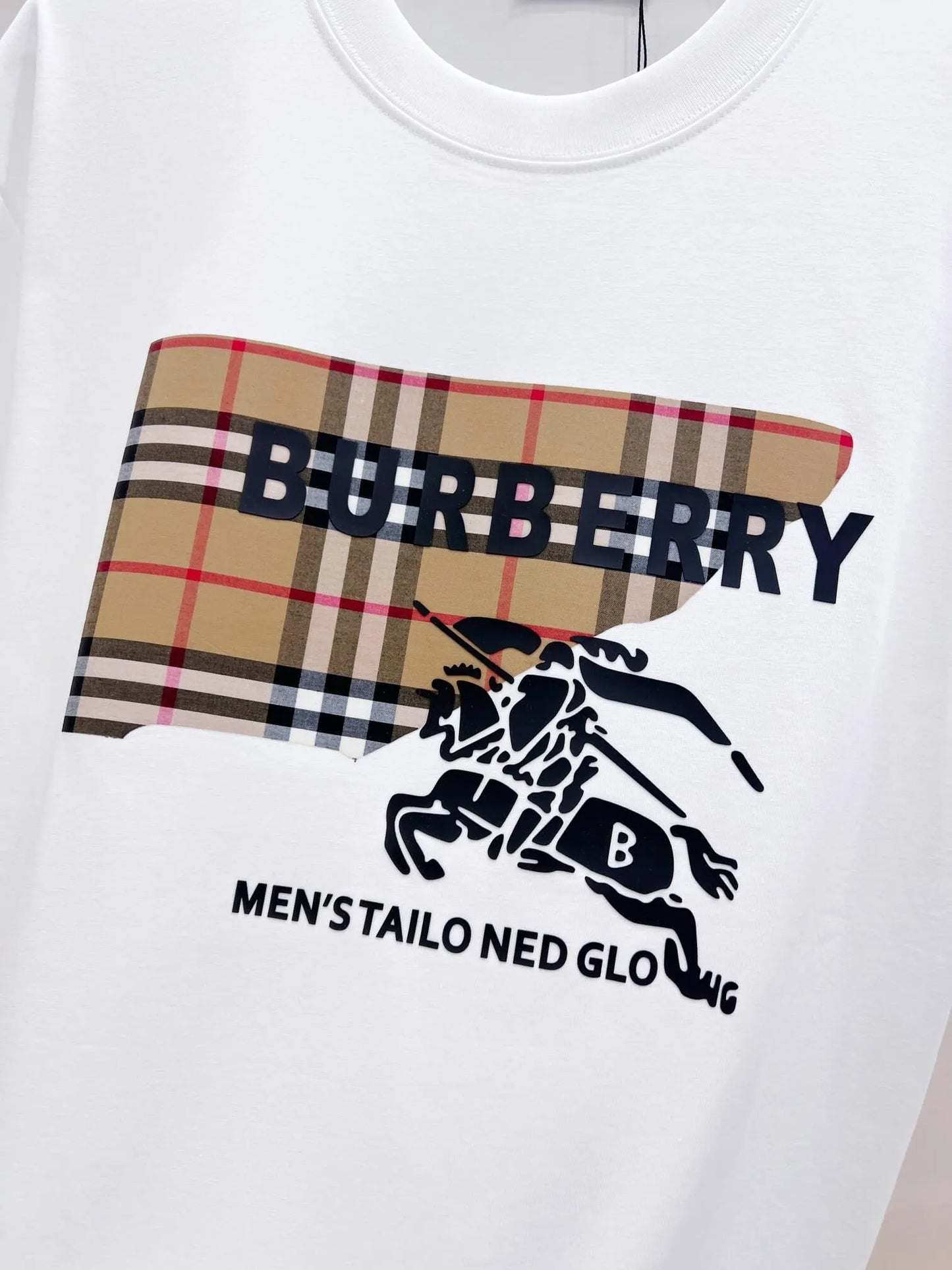 Classic Striped Horse Print T-Shirt