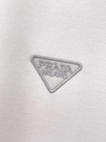 Classic Embroidered Triangle Polo Shirt