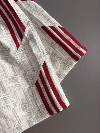 Horse Embroidery Side Stripe Shorts