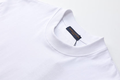 Double Sided 00 Number Letter Print T-Shirt