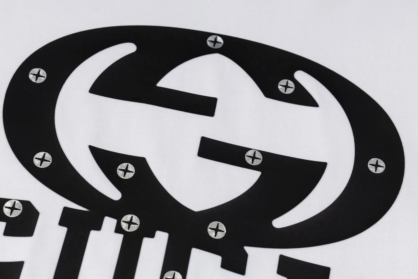 Screw Letter Print T-Shirt