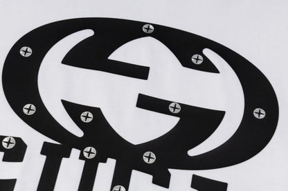 Screw Letter Print T-Shirt