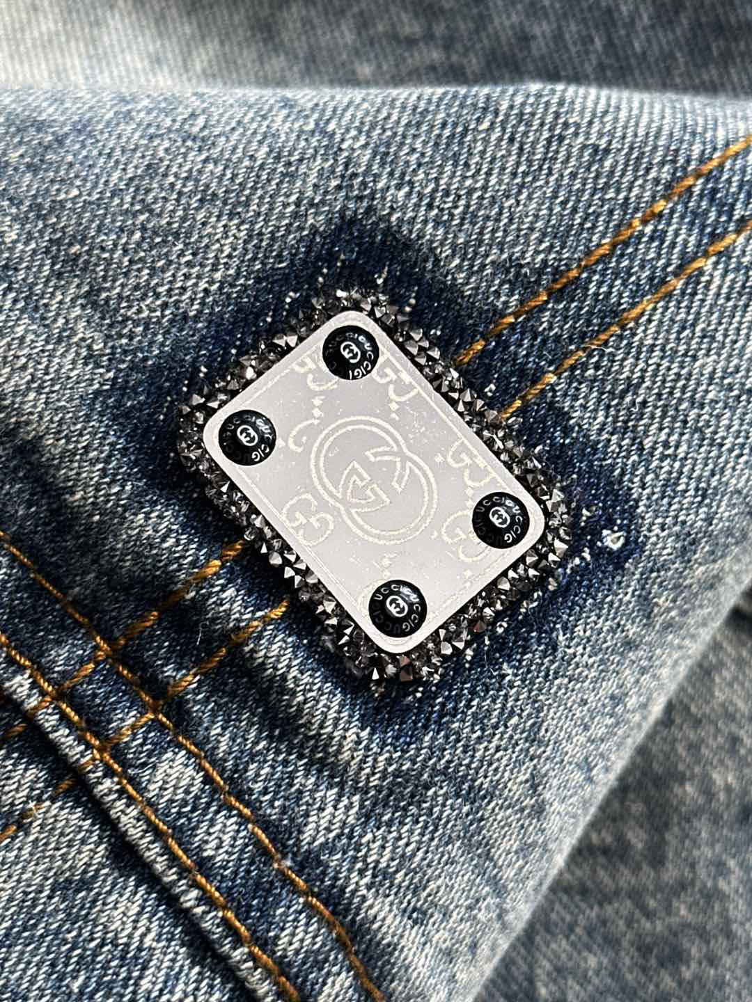 Cargo Pocket Washed Denim Shorts