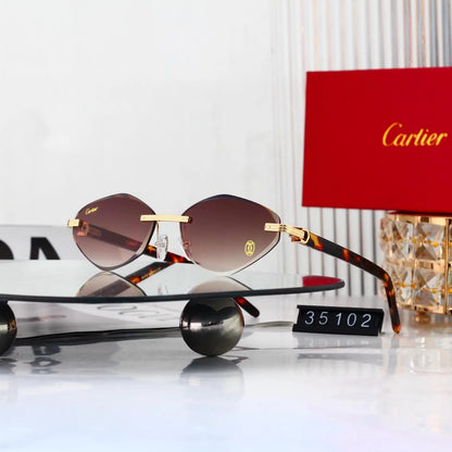 Rimless Polygon Sunglasses