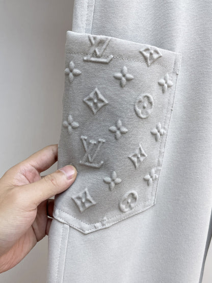Embossed Monogram Cargo Pocket sweatpants