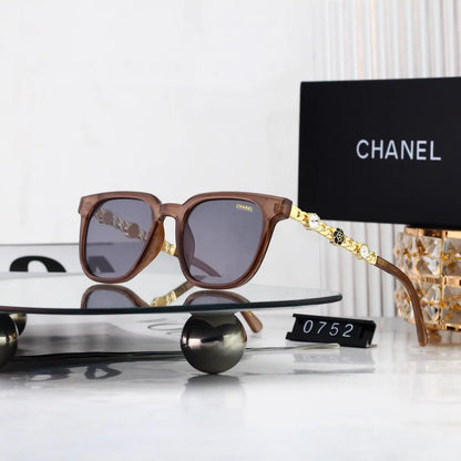 Chain Decor Square Sunglasses